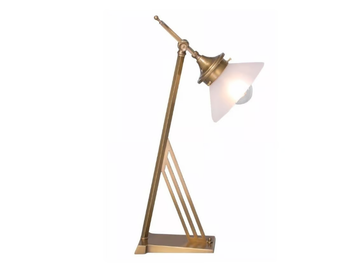 PRAGUE II - Handmade brass table lamp by Patinas Lighting - view 2